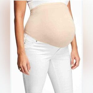 Indigo Blue Cream and White Apparel maternity